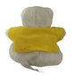 2006 Build A Bear Miniature White Cuddly Teddy Bear Wearing Yellow/Black Tee Shirt - build a bear - Plush Toys / Stuffed Animals - A+ Stuff