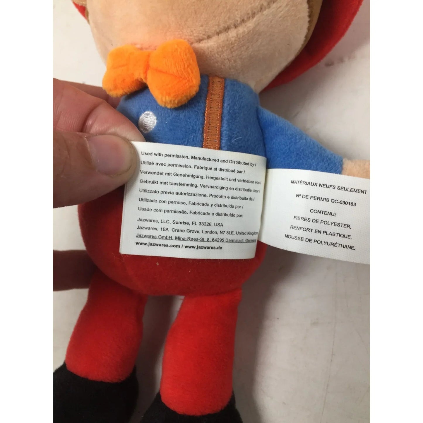 2020 Blippi Firefighter Plush Doll Toy - blippi - Toys - A+ Stuff