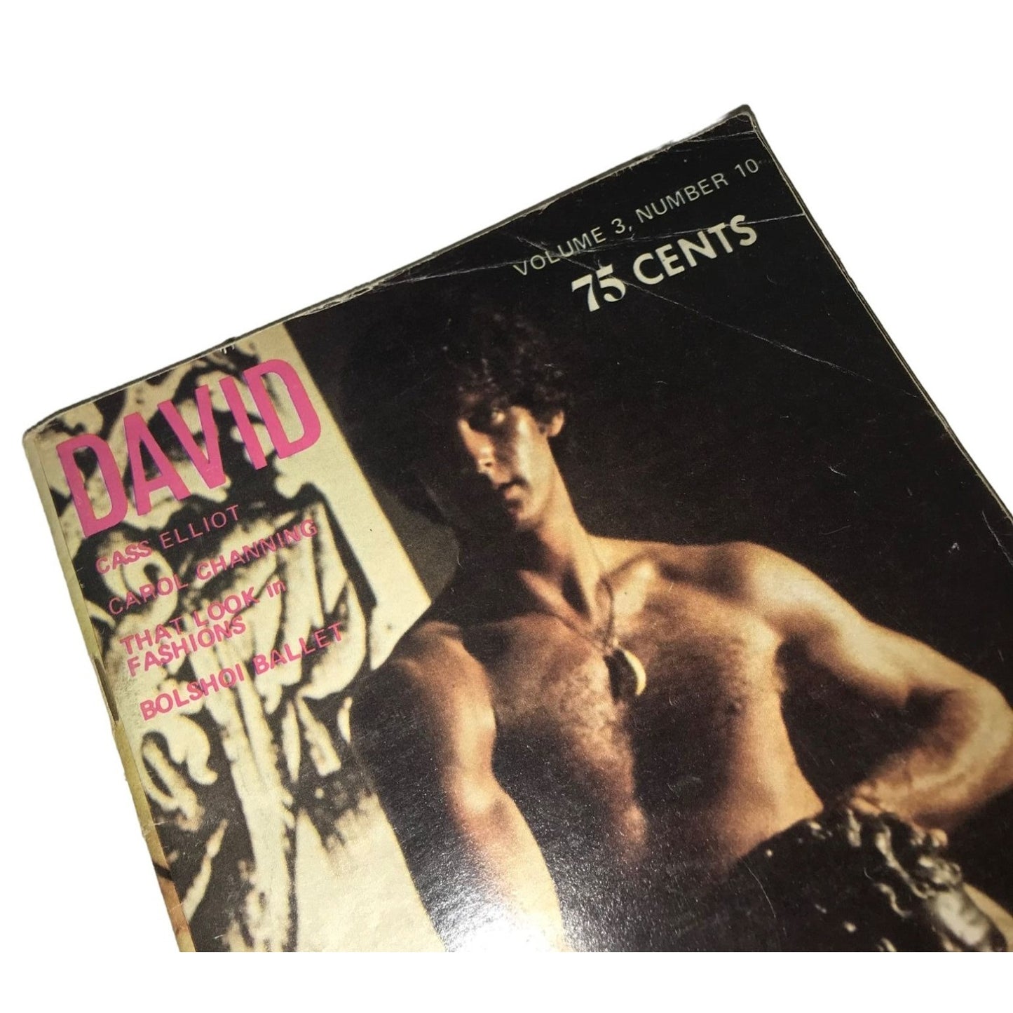 Vintage Men's Gay Magazines David- Cass Elliot- Carol Channing Vol 3 #10 & Cruise Weekly Vol 4 #5