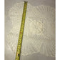 Set of 2 White/Cream Colored Handmade Crocheted Table Placemats/Doilies - A+ Stuff