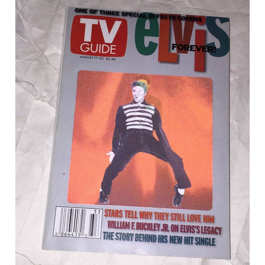 Elvis Presley Vintage 2002 TV Guide Paperback Book