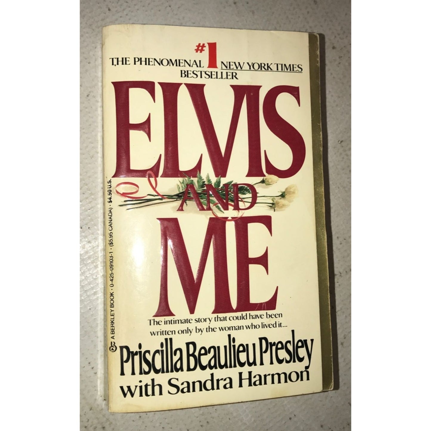 ELVIS AND ME Book- PRISCILLA PRESLEY with Sandra Harmon