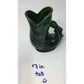 Vintage Green Ceramic Fish Pitcher/Vase- Made In Japan (about 7'' tall)