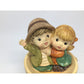 Vintage Musical Cup & Saucer with Boy and Girl Music Box Plays "TEA FOR TWO"