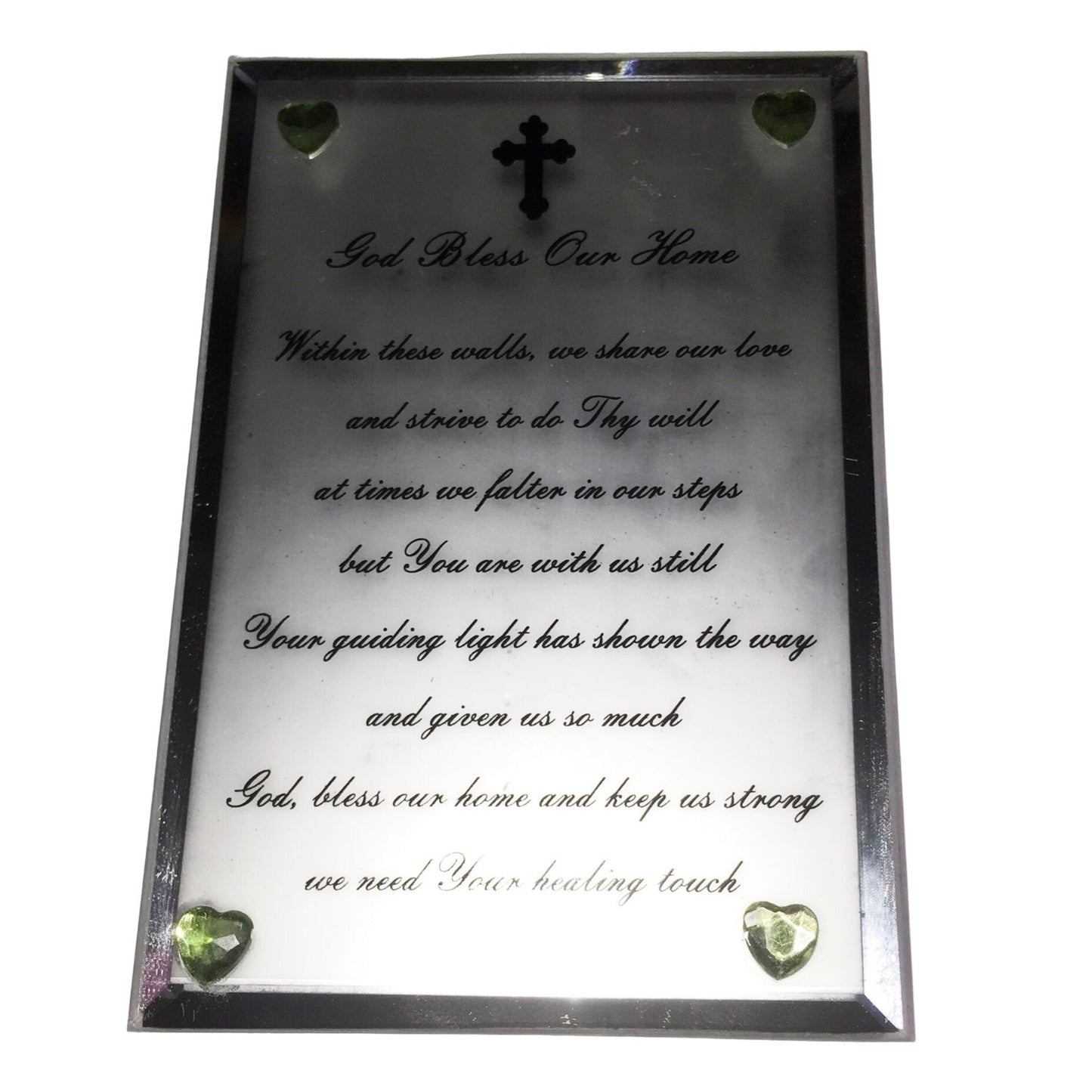 God Bless Our Home Within These Walls We Share Our Love Religious Home Decor Frame