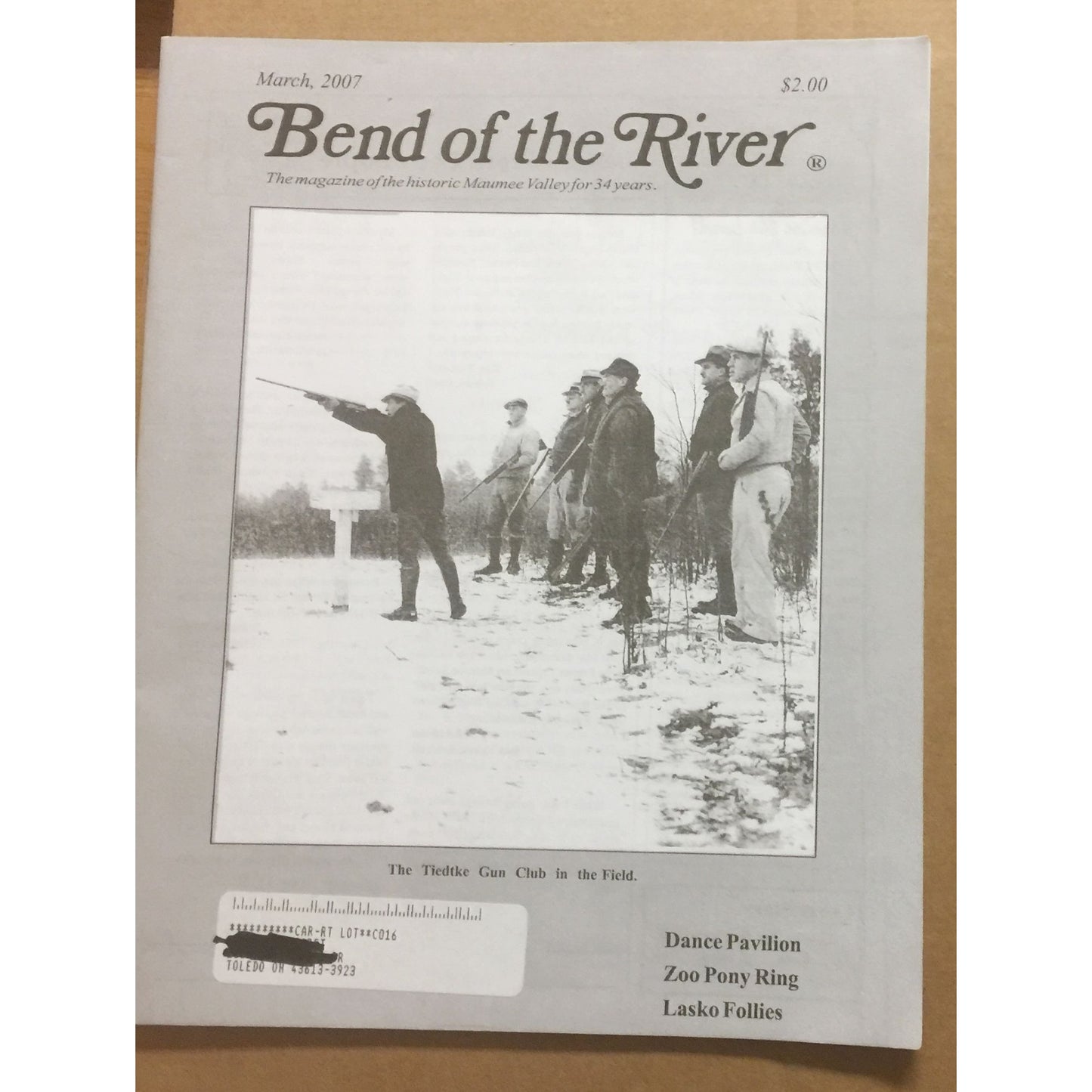 BEND OF THE RIVER Magazine Historic Maumee Valley  March 2007 Issue