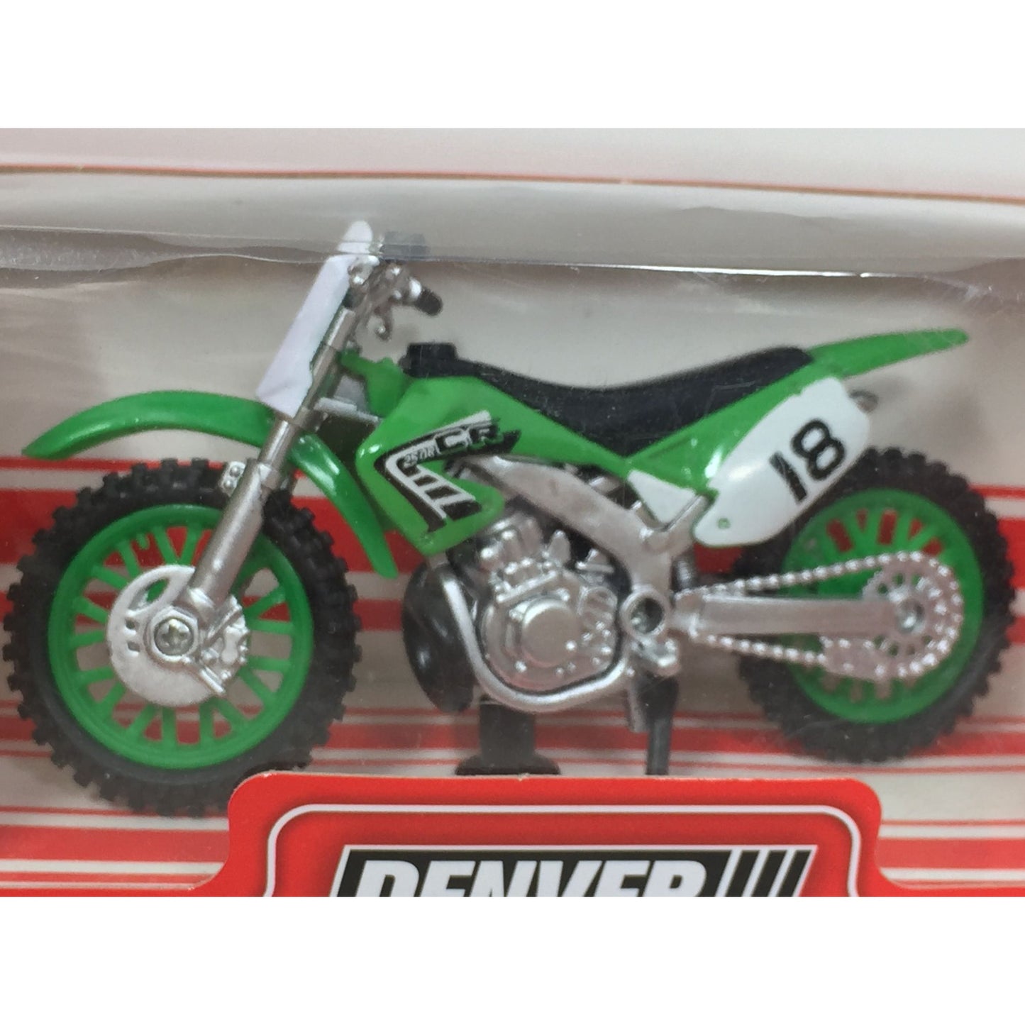 Denver Models Green Dirt Bike Toy New in Box Ages 8+