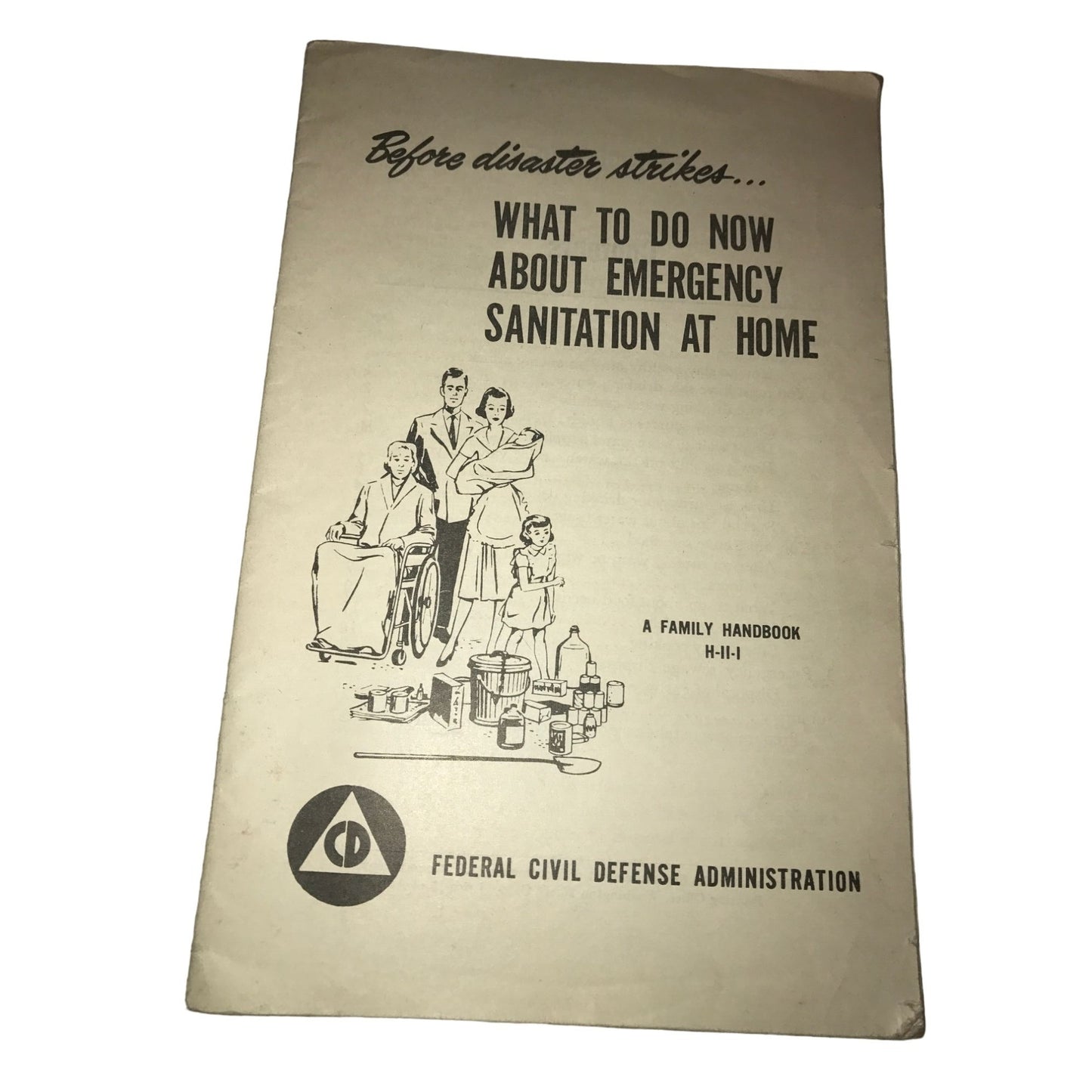 Six Survival Secrets for Atomic Attacks/Emergency Sanitation at Home Handbooks/Pamphlets (3)