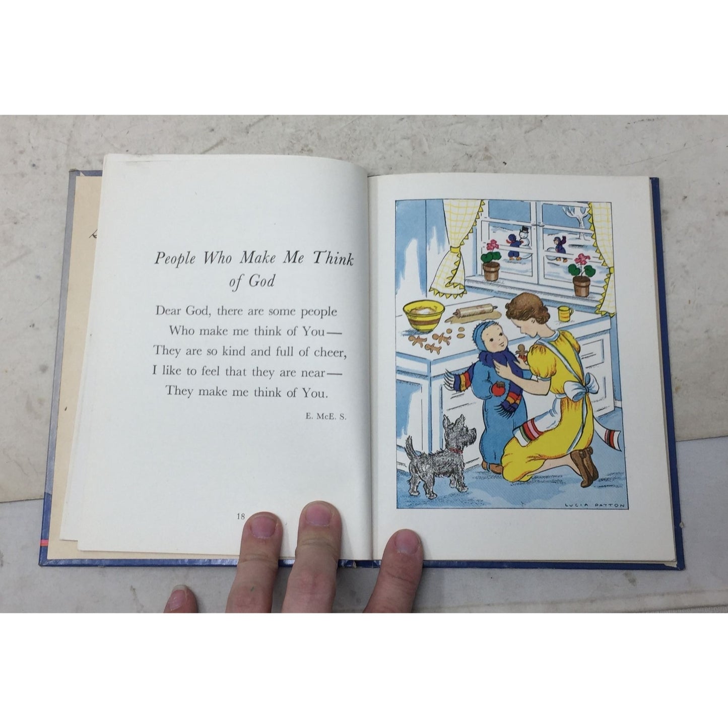 Vintage "Prayers for Little Children" Hardcover Book