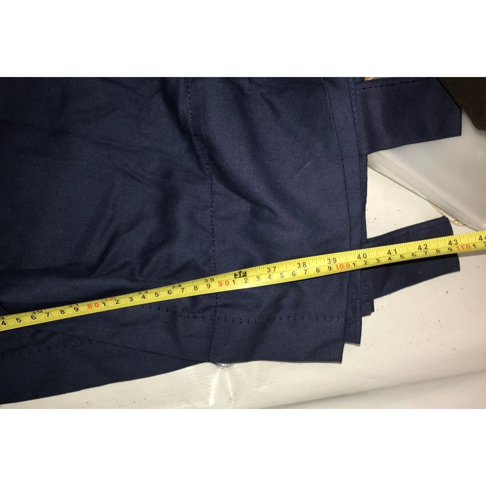 Set of 2 Navy Blue Tabbed Curtains - 84 inches long 40 inches wide - A+ Stuff