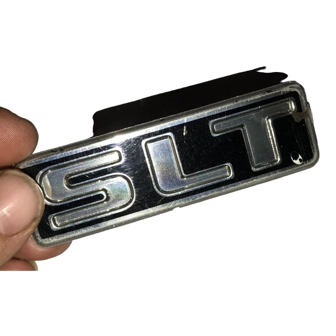 SLT Silver/ Black Vehicle Hood Ornament/ Auto Emblem