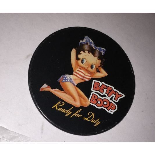 Betty Boop Ready for Duty Vintage Refrigerator Magnet