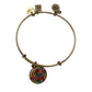 2015 Alex And Ani Gold Bracelet with a "Create Piece Of Mind" Charm