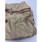 Vintage TIME Beige/Brown Zippered Duffle Bag with Handles