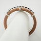 10 Ct Smokey Quartz Twisted Bands Cuff Bracelet - Sterling Silver & Stainless Steel