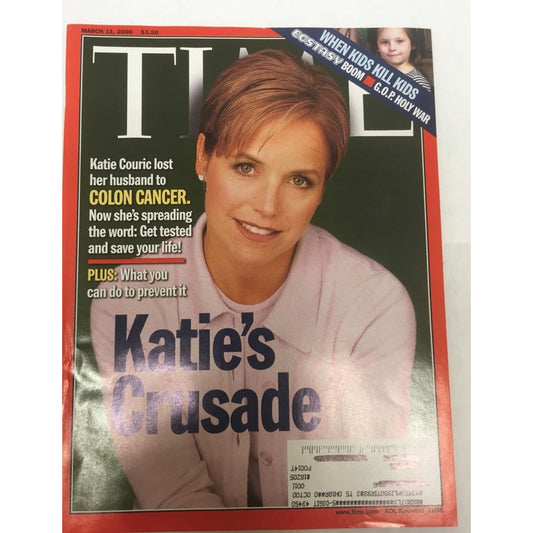 Vintage March 13, 2000 TIME Magazine ''Katie's Crusade''