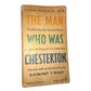 The Man Who Was Chesterton - Raymond T. Bond - Paperback book