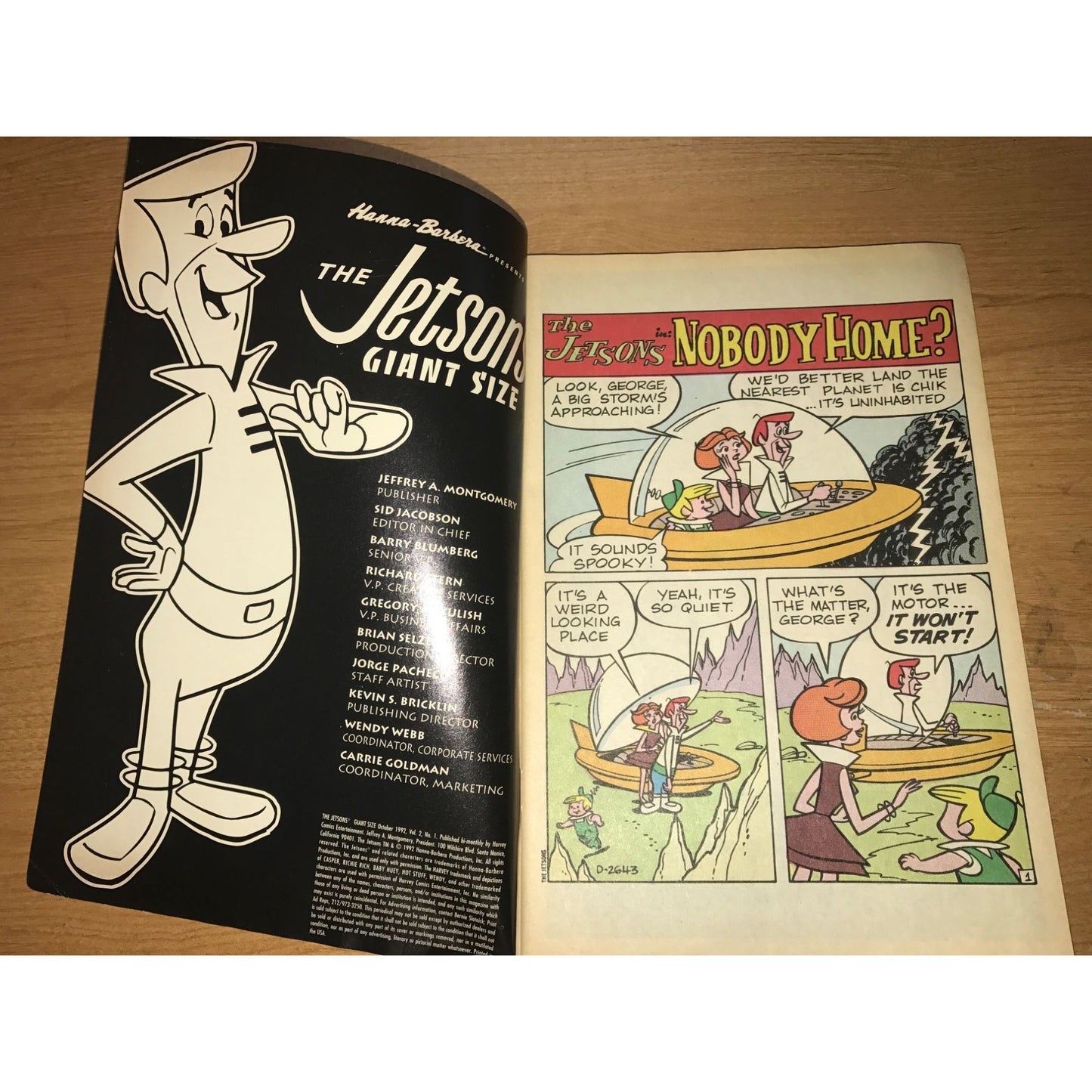 The Jetsons Giant Size No 1 Vintage Comic Book