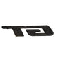 GT Black Vehicle Hood Ornament/ Auto Emblem