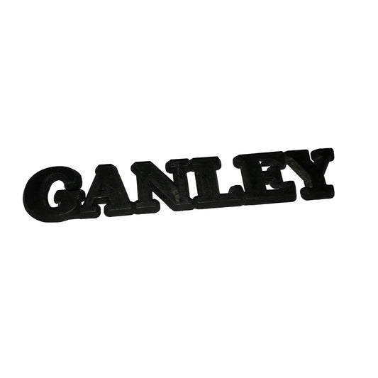 GANLEY Auto Patch/Emblem - Vintage Car Tag