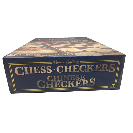 Game Gallery Board Game(s) Chess, Checkers & Chinese Checkers In box