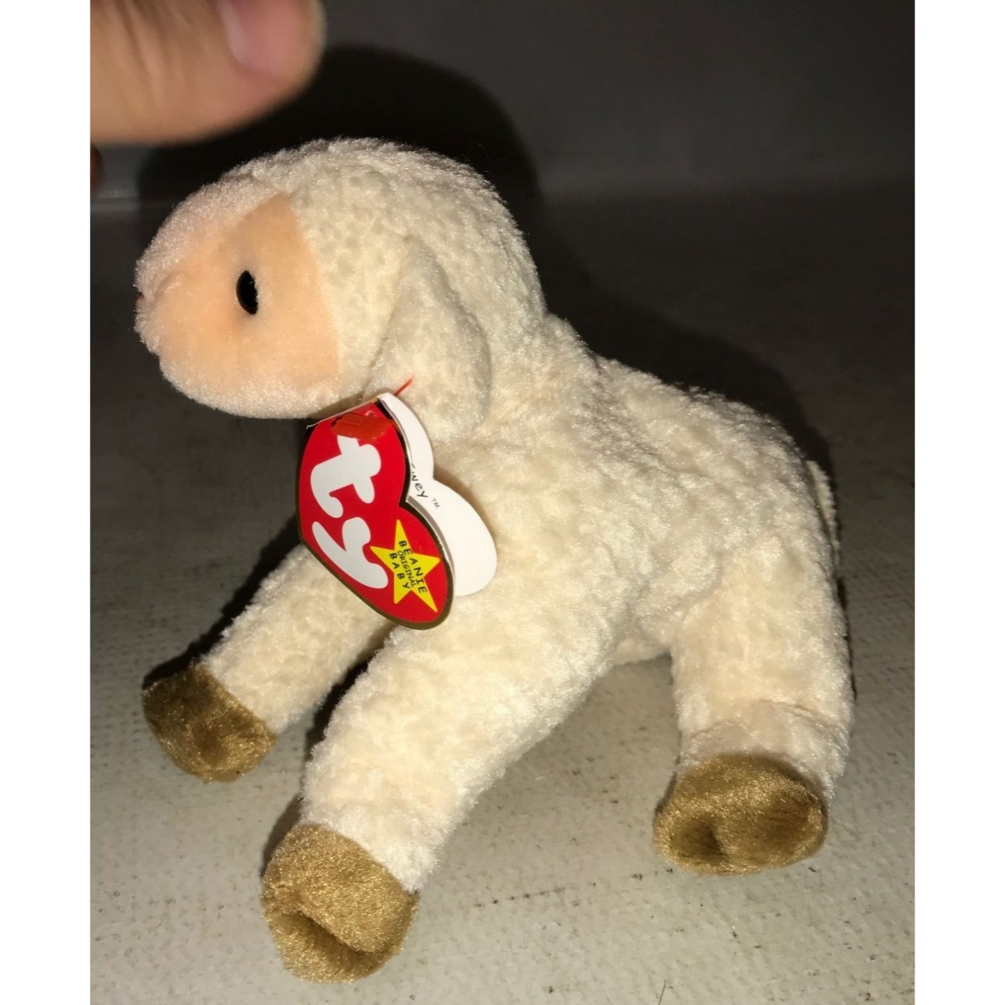 Vintage 1998 TY Beanie Baby with Tags Ewey the Lamb