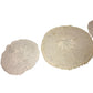 Set of 3 White/Cream Colored Handmade Crocheted Table Placemats/Doilies - A+ Stuff