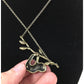 Womens "Drop It Like A Sloth" Gold Tone Necklace