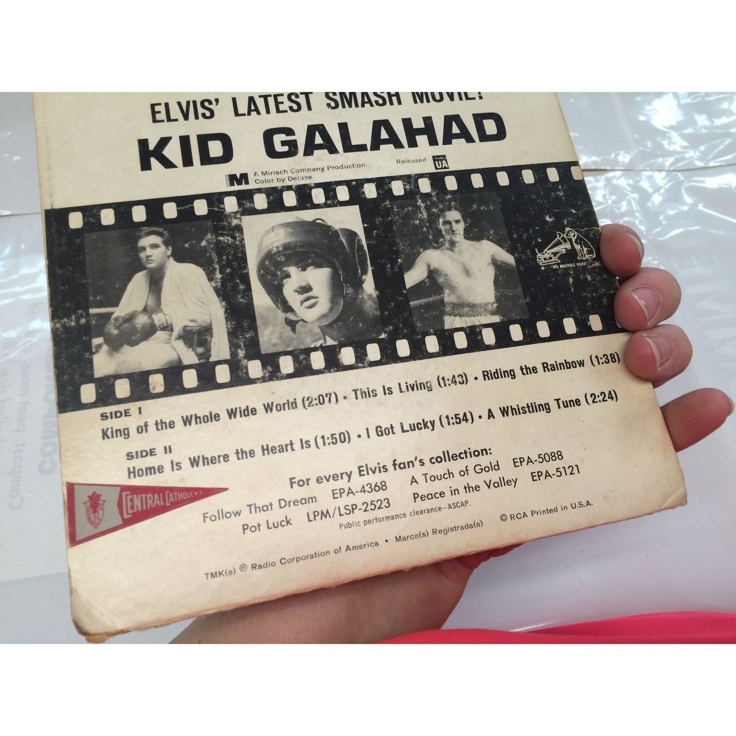 Elvis Presley in Kid Galahad 6 Great songs & Our Memories of Elvis Vinyl Records