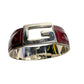 Gucci G-Logo Hinged Cuff Bracelet - Burgundy Patent Leather Band