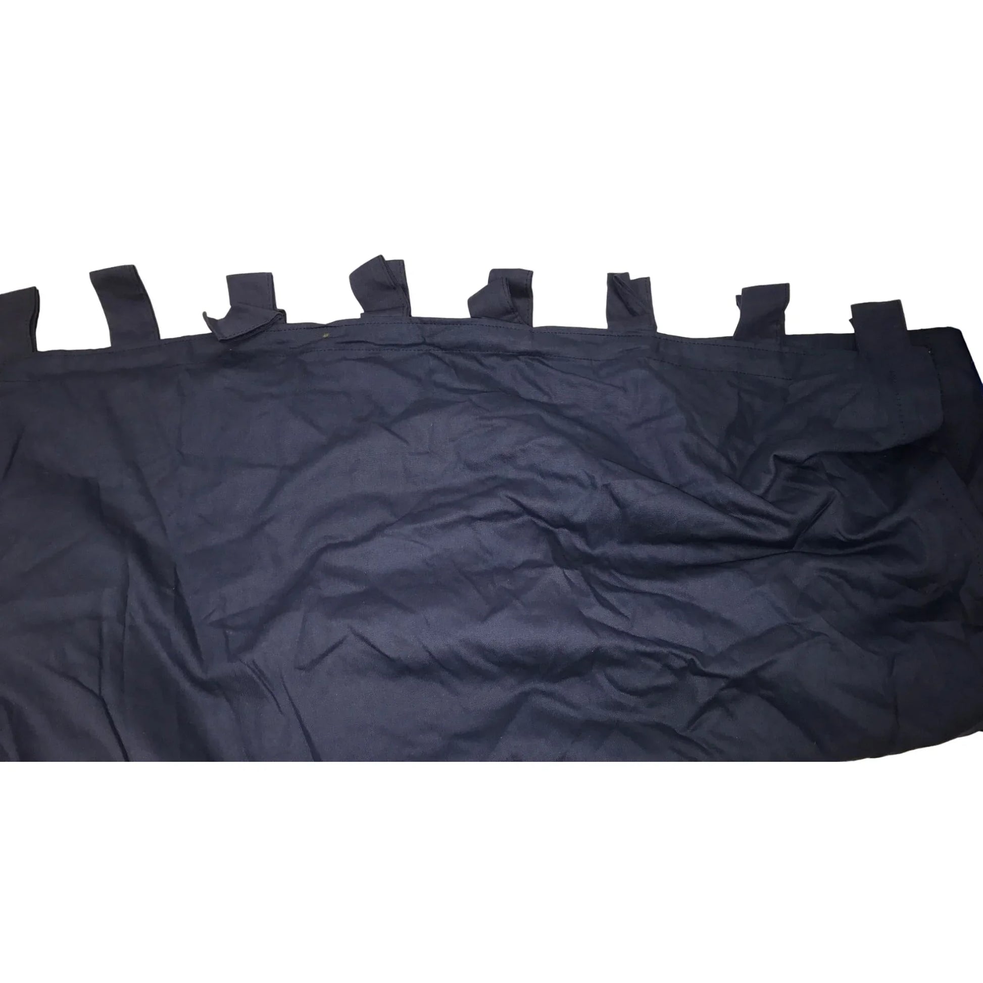 Set of 2 Navy Blue Tabbed Curtains - 84 inches long 40 inches wide - A+ Stuff