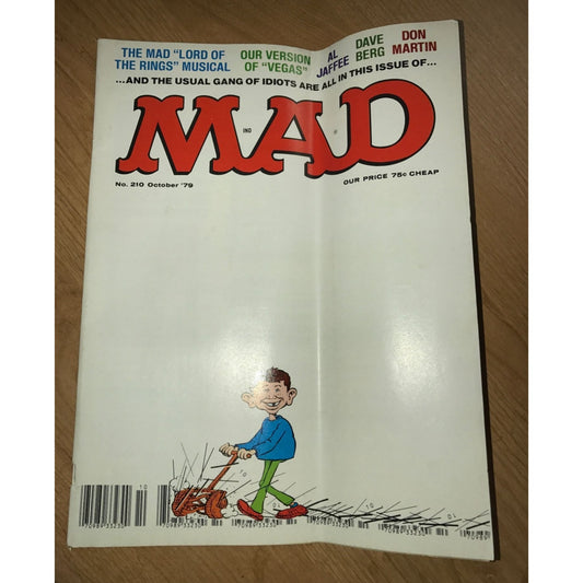 Vintage October 1979 MAD Magazine Number 210