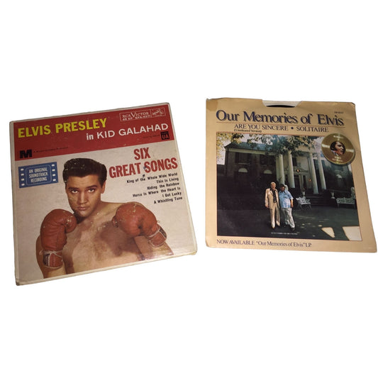 Elvis Presley in Kid Galahad 6 Great songs & Our Memories of Elvis Vinyl Records