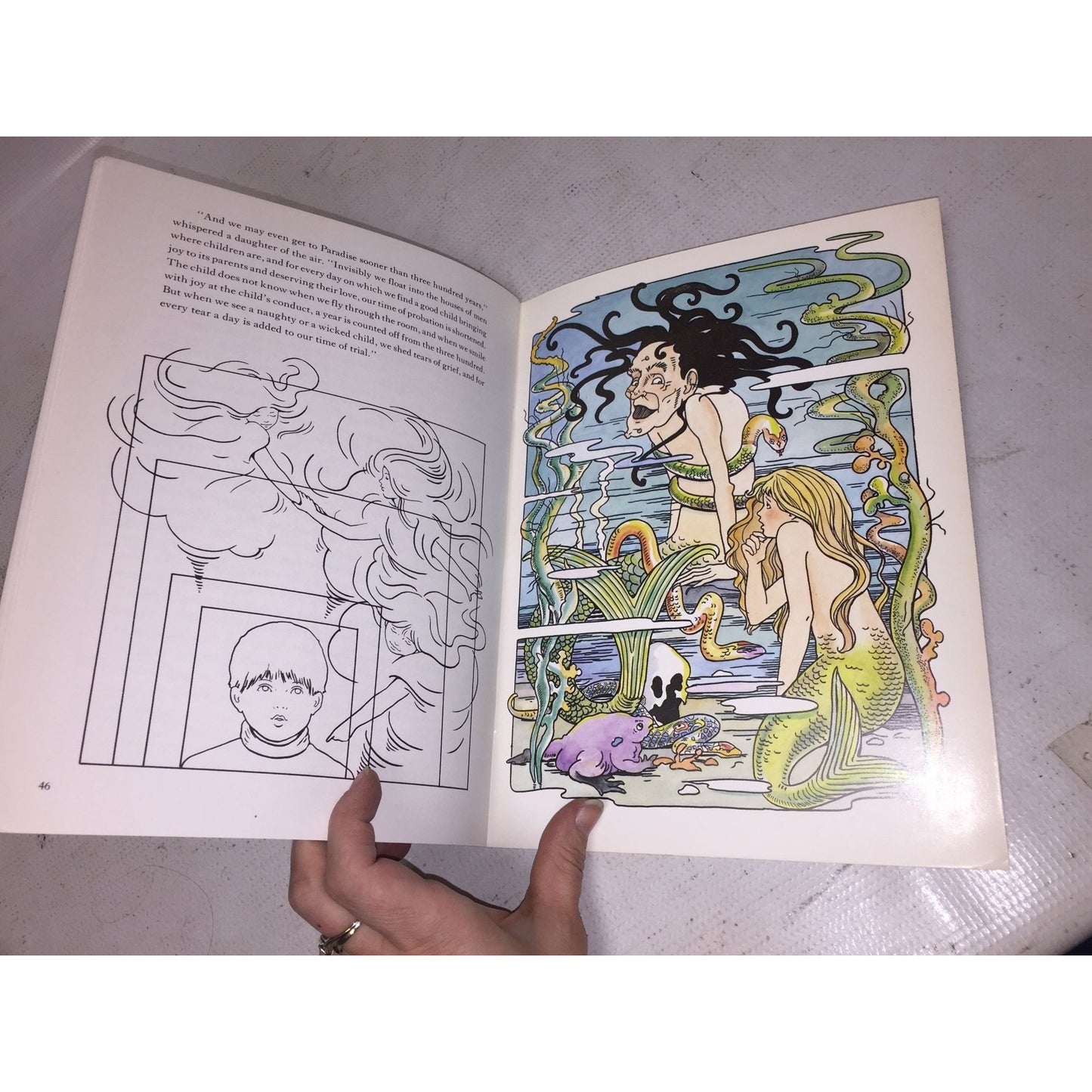 The Little Mermaid Coloring Book by Hans Christian Andersen