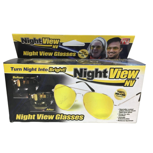 Night View NV Glasses One Size Fits All- As Seen on TV- New in Box