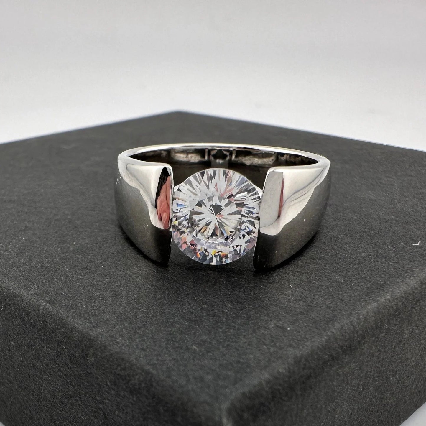 Shimmering and Beautiful 2.00 Carat DiamondLite Solitaire Ring  - Sterling - A+ Stuff