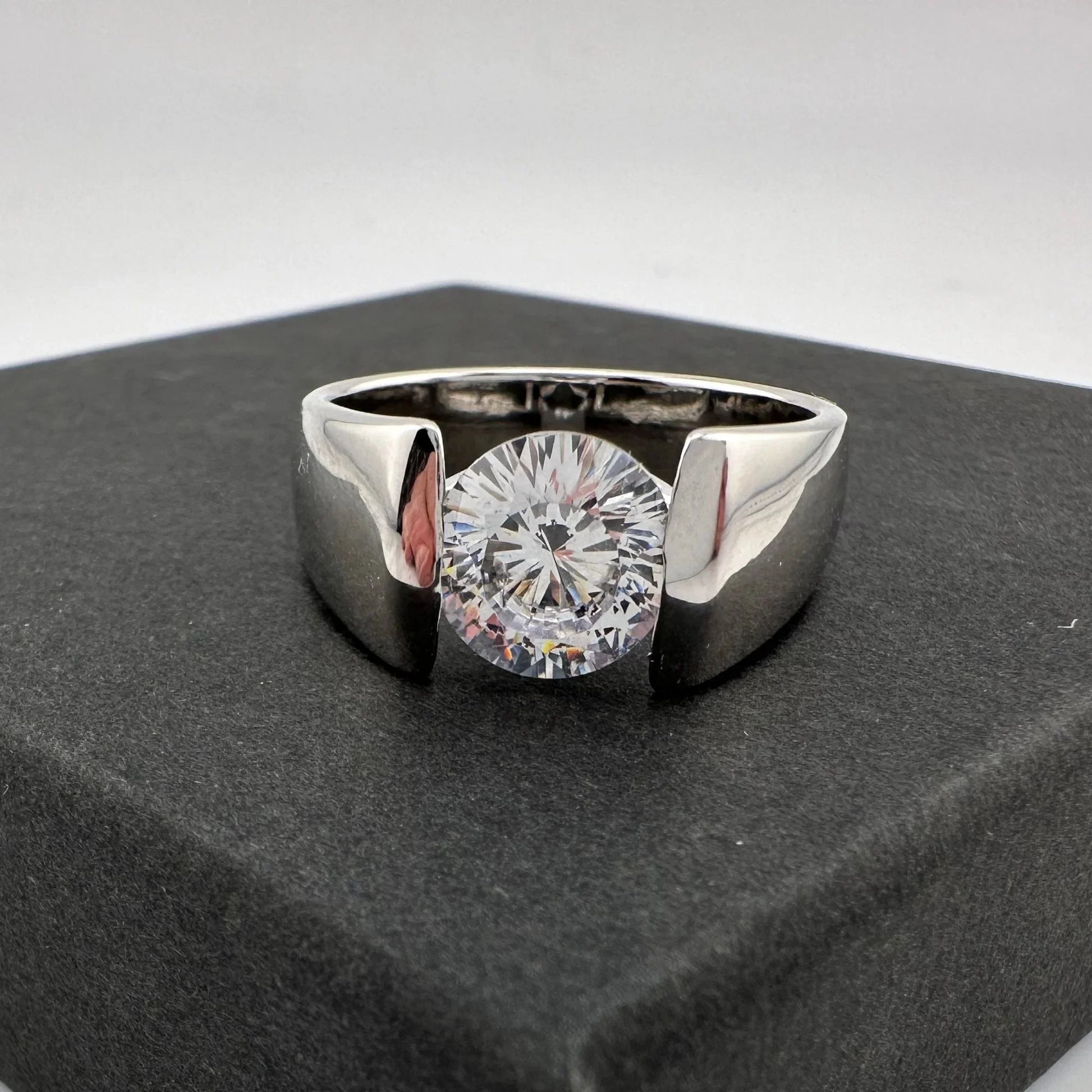 Shimmering and Beautiful 2.00 Carat DiamondLite Solitaire Ring  - Sterling - A+ Stuff