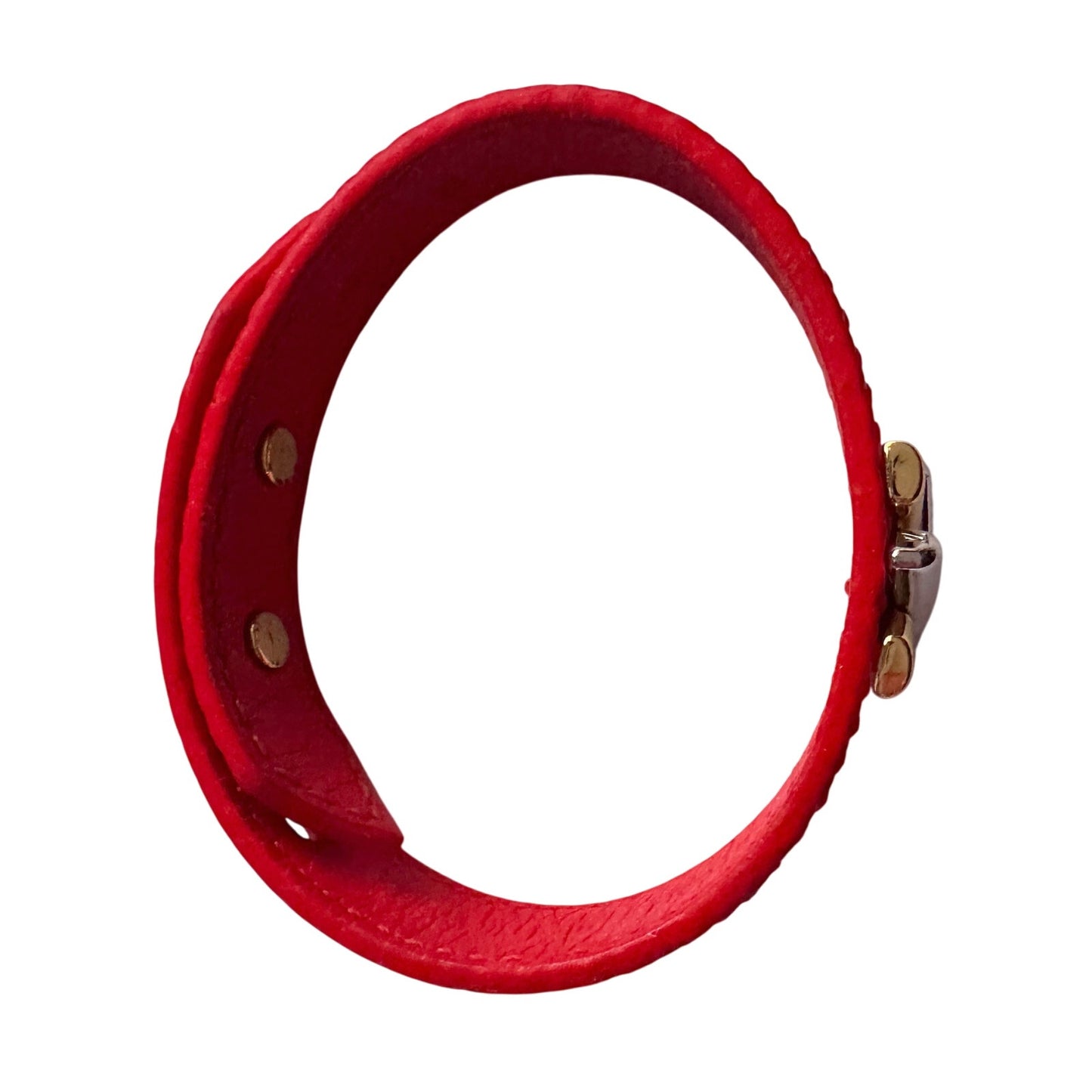 Louis Vuitton Epi Red Leather Bracelet