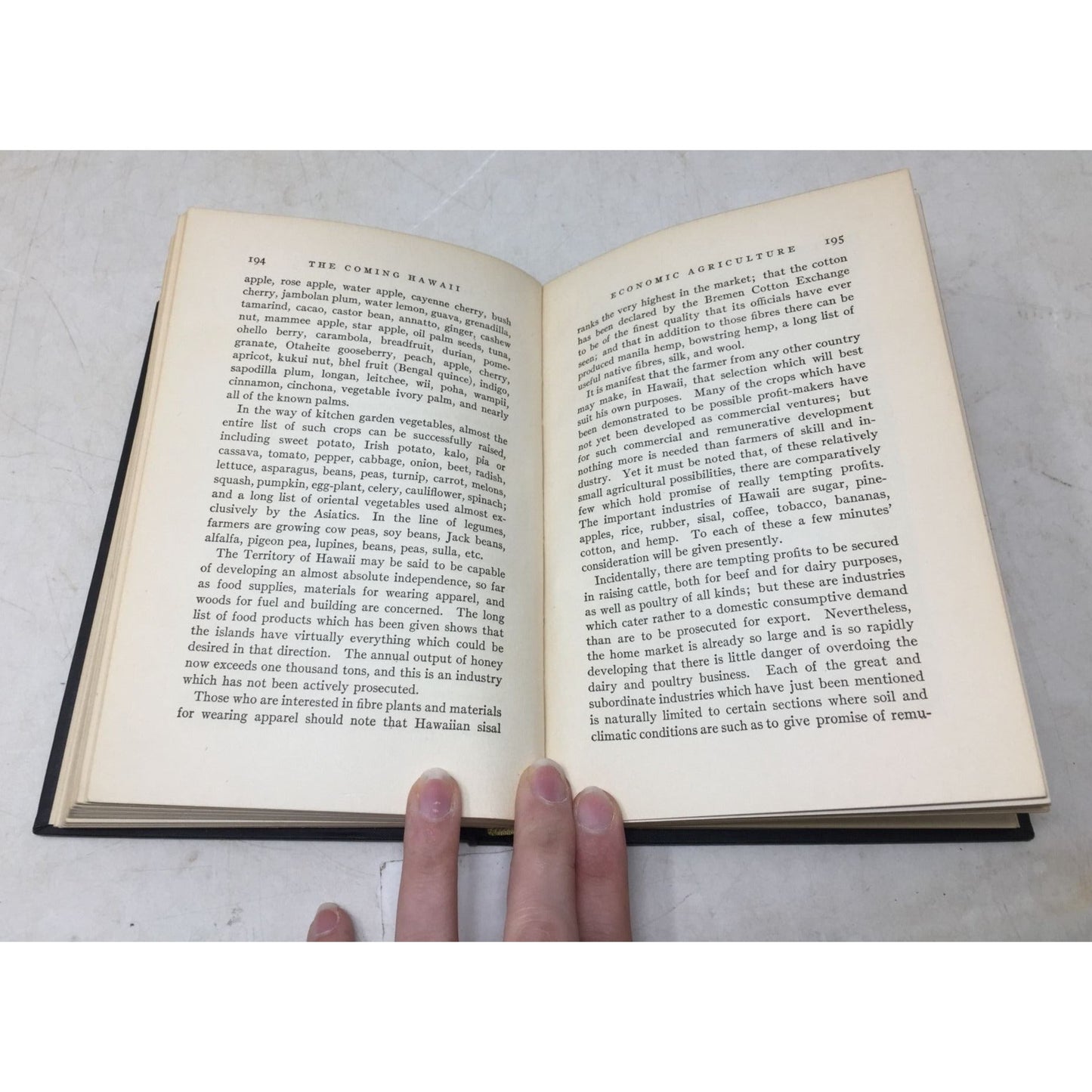 collectible hardcover book titled "The Coming Hawaii" by Joseph King Goodrich unbranded  A+ Stuff Books