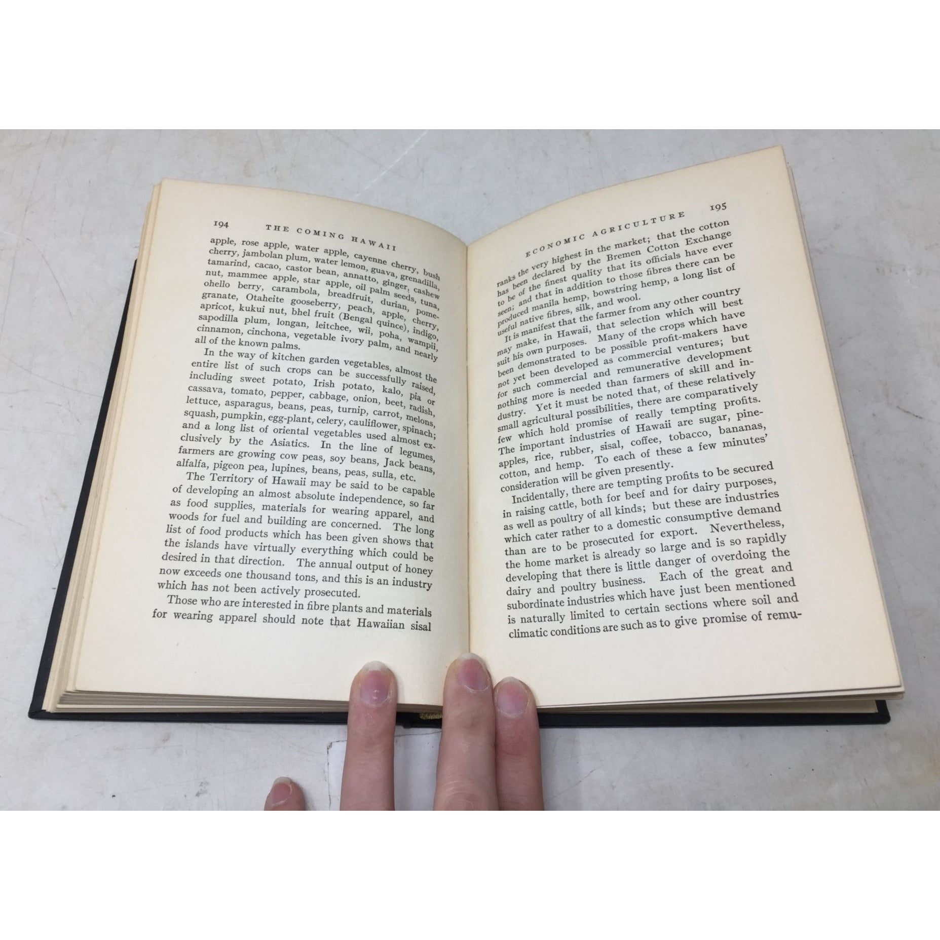 collectible hardcover book titled "The Coming Hawaii" by Joseph King Goodrich unbranded  A+ Stuff Books