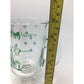 Vintage Footed Irish Coffee Glass with Printed Recipe & Measurements- about 6" tall