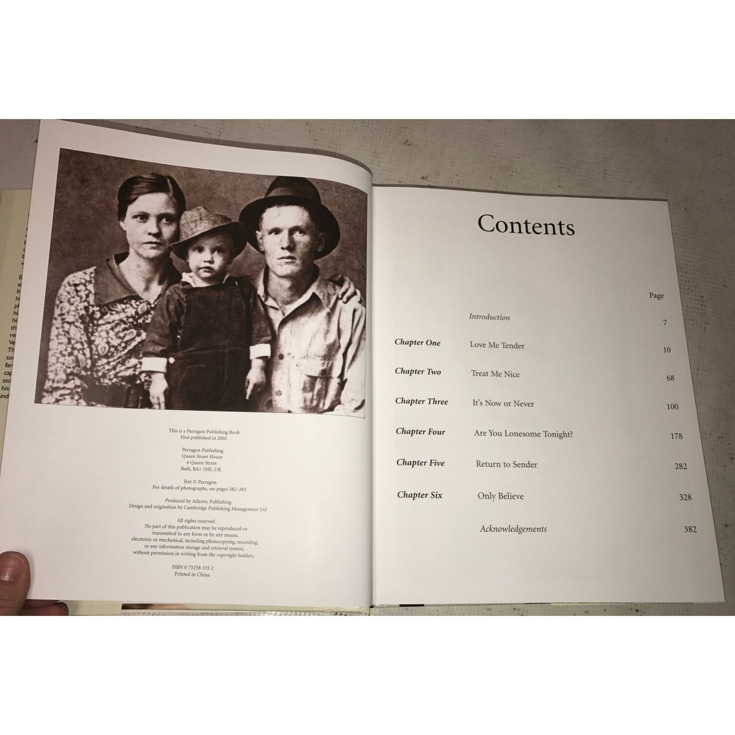 Elvis Presley Unseen Archives- Parragon Publishing Hardback Book