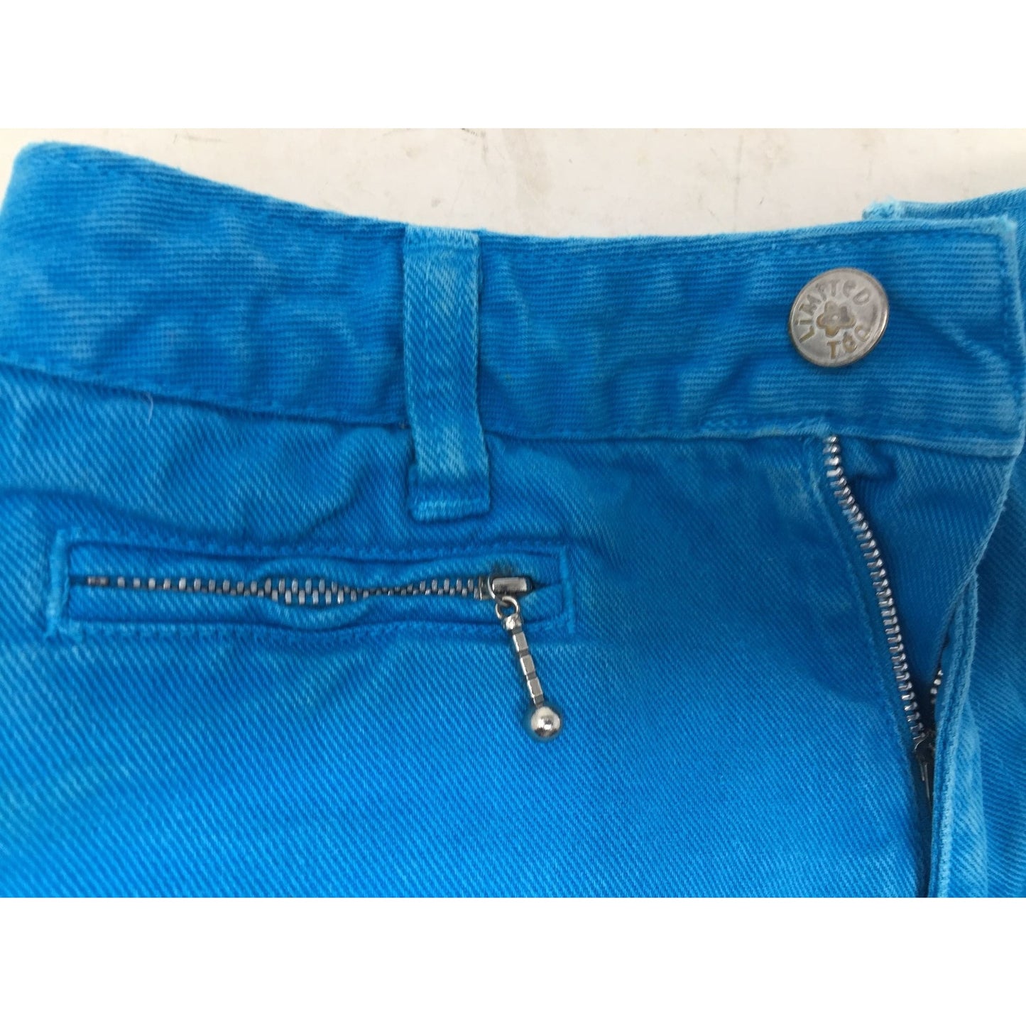 Limited Too Girls Size 8 SLIM Blue Shorts with Pockets