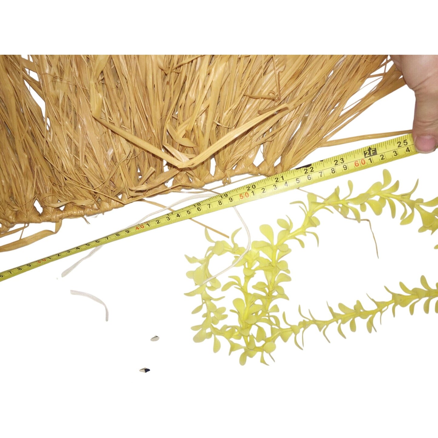 Vintage CHILD’S 3 PC HULA Outfit Hawaii Blue Yellow Lei Size S-M