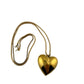 Women's Beautiful Gold Tone Necklace with Large Heart Pendant