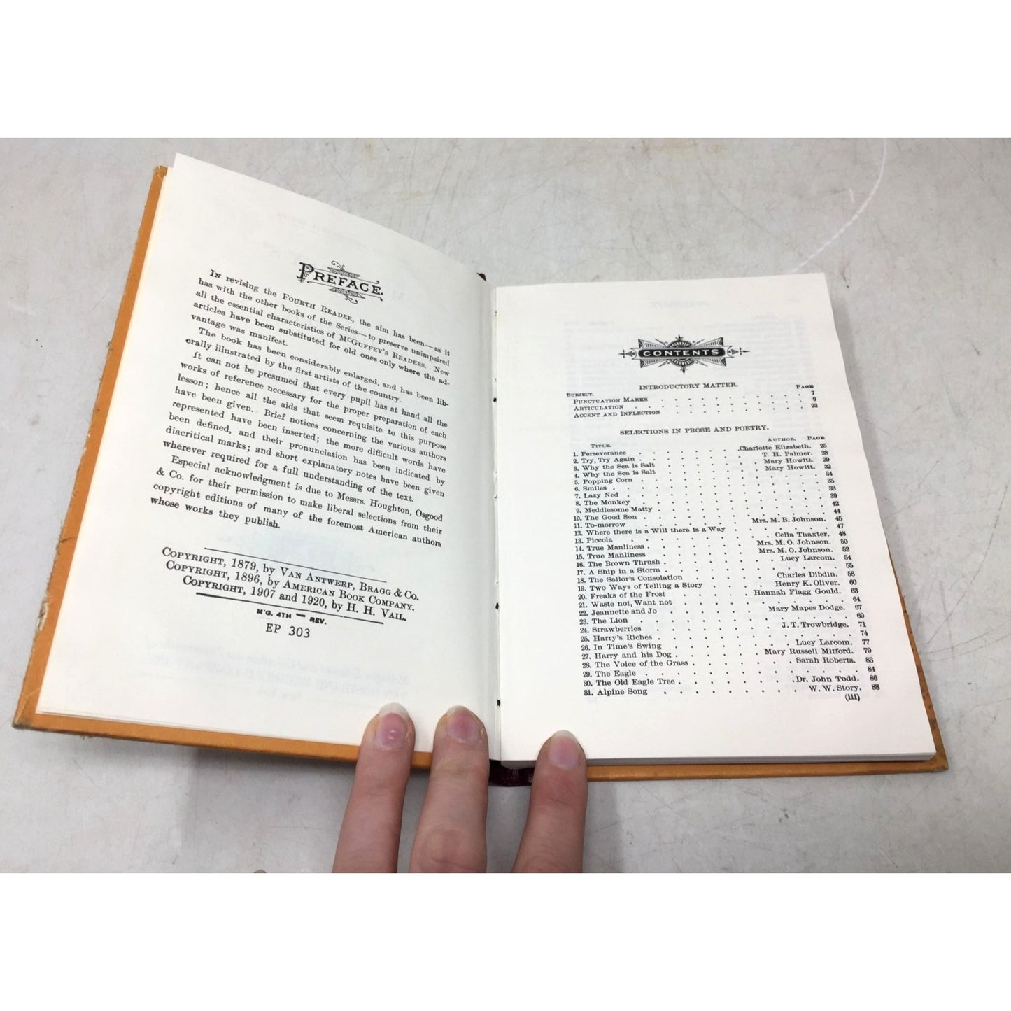 Vintage McGuffey's Eclectic Readers Series