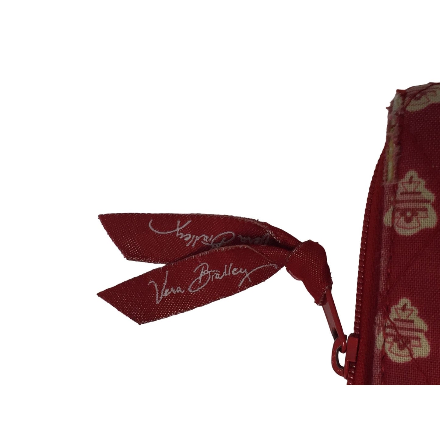 Womens Red/White Vera Bradley Wallet