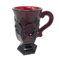 Vintage Avon 1876 Cape Cod Ruby Red Glass Pedestal Mugs (2) in Orig Box A+ Stuff  A+ Stuff Mugs