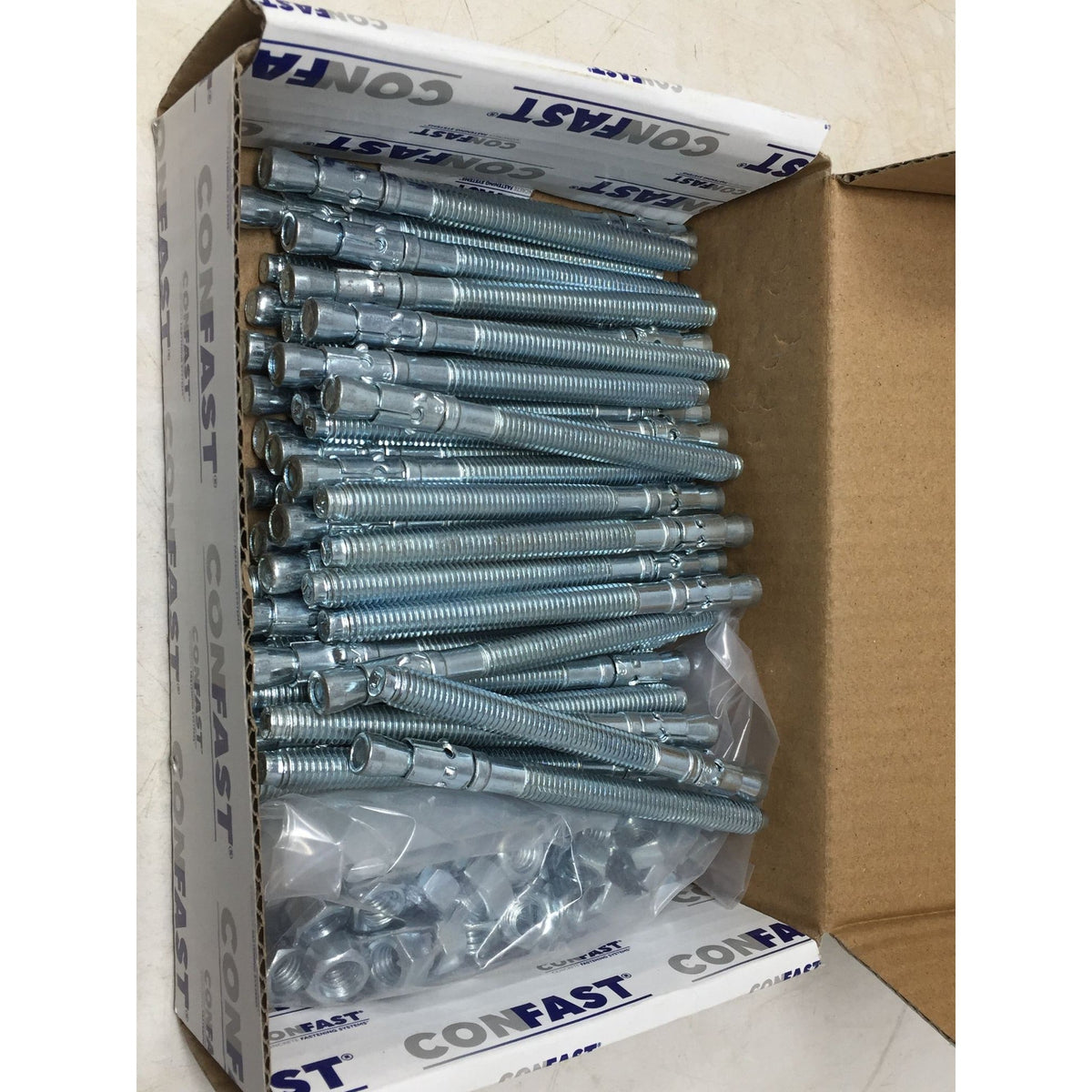 CONFAST Zinc-plated Steel Wedge Anchors A+ Stuff  A+ Stuff