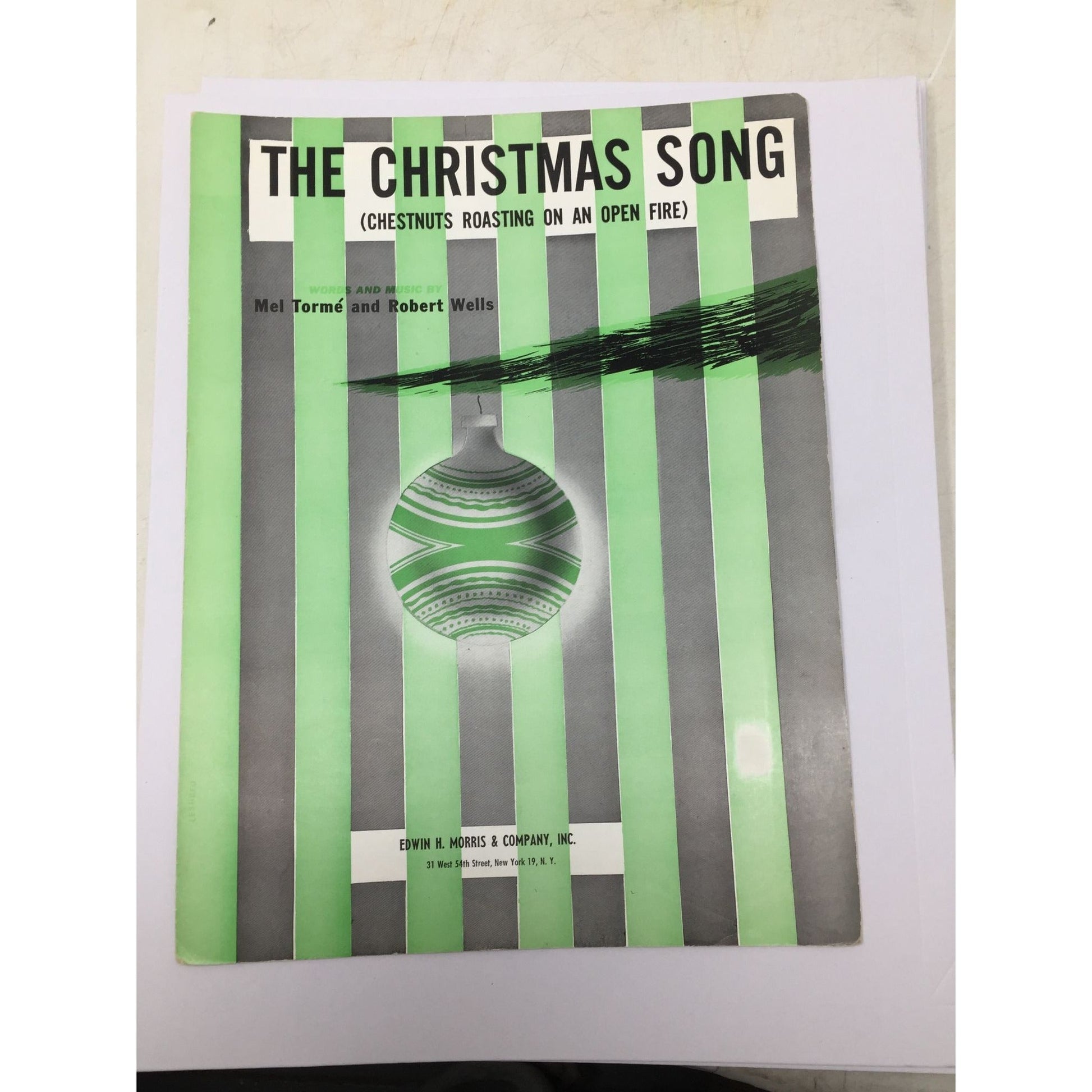 1946 Edwin H. Morris & Company sheet music publication for "The Christmas Song" A+ Stuff  A+ Stuff SHEET MUSIC